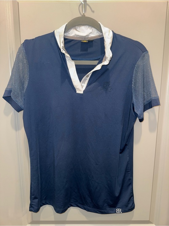 Other - BR women’s navy blue show shirt equestrian